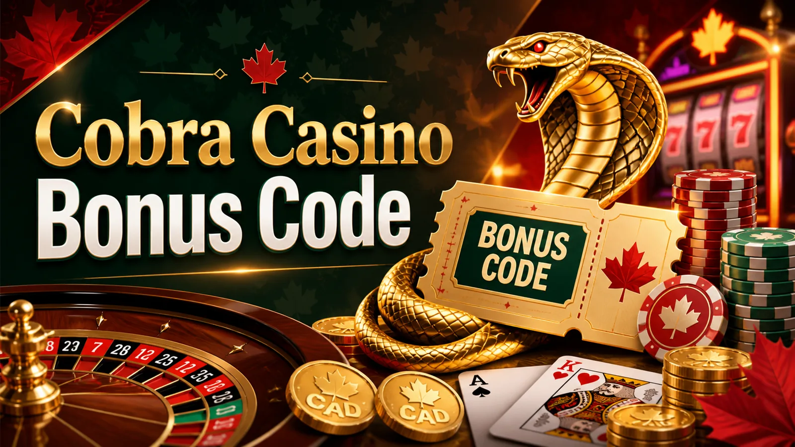 Cobra Casino Bonus Code Guide content banner
