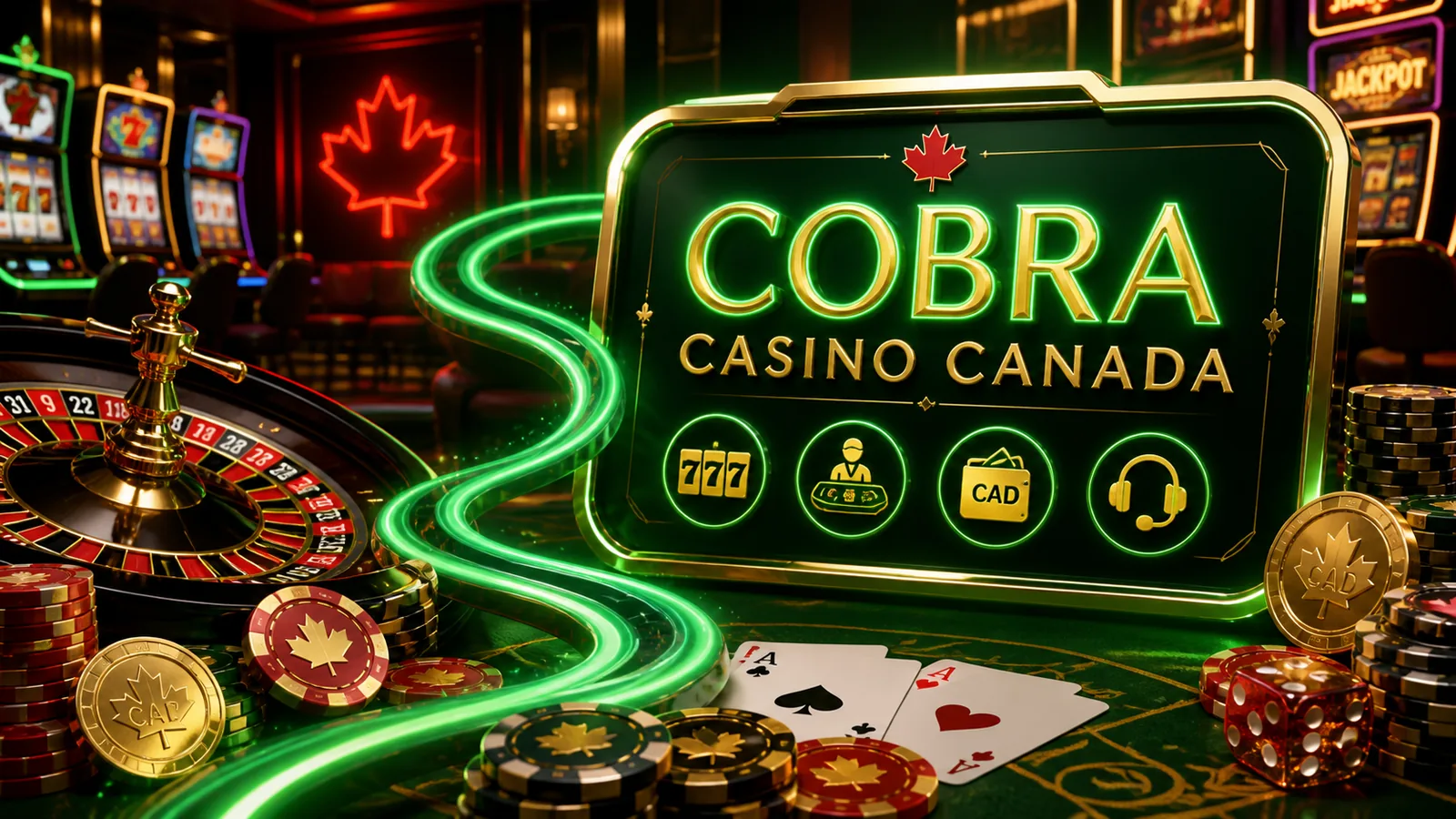 Cobra Casino Canada content banner